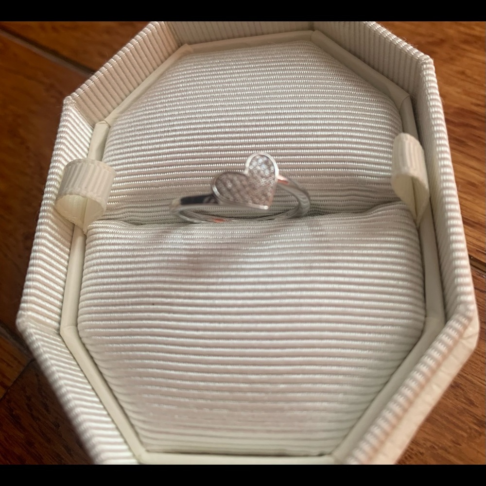 Beautiful 14k white gold ring - Picture 6 of 11